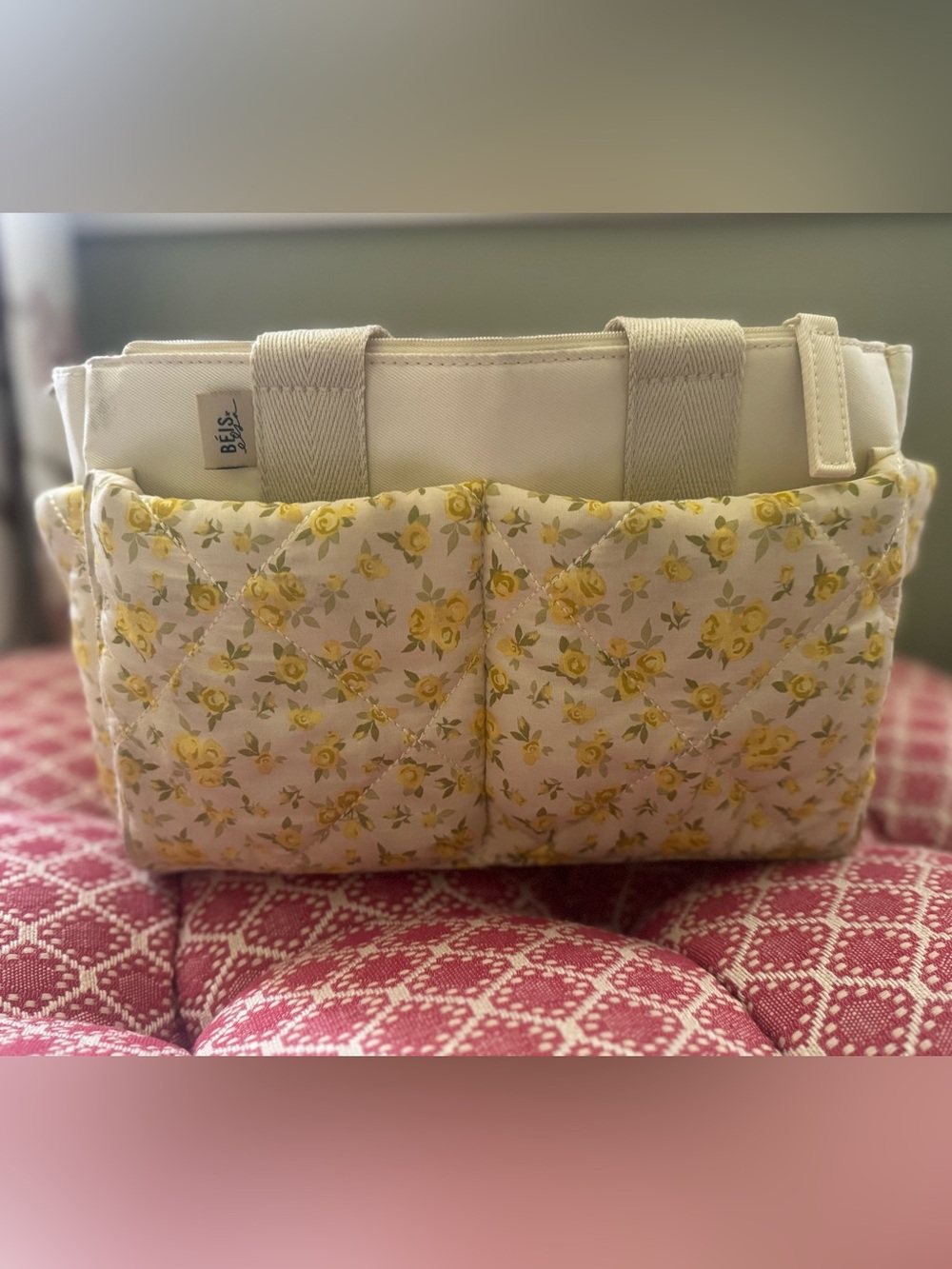 BÉIS The Caddy in Garden Party Diaper Bag - Picture 2 of 7